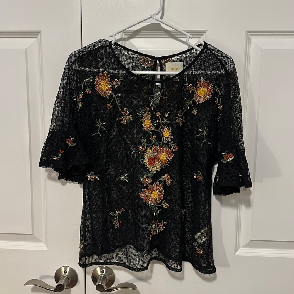 Maeve lace top anthropologie